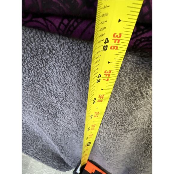 Olivia Mathews Plus Size 3X Purple and Black Dress Stylish Modern Cut Women's - Picture 10 of 10